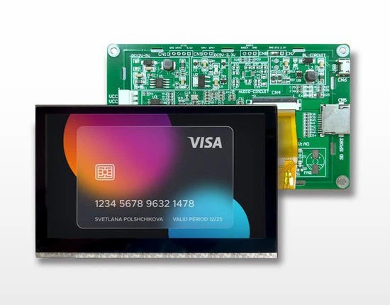 4,3 inčni TFT sa ekranom osetljivim na dodir